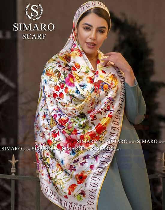 Silk scarf (code 739) Simaro