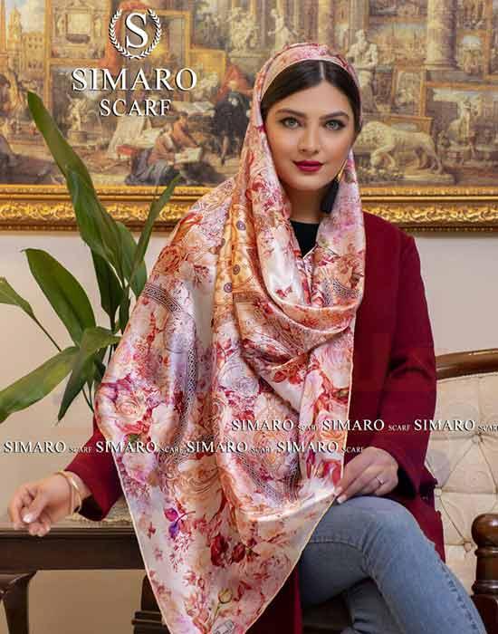 Silk scarf (code 741) Simaro