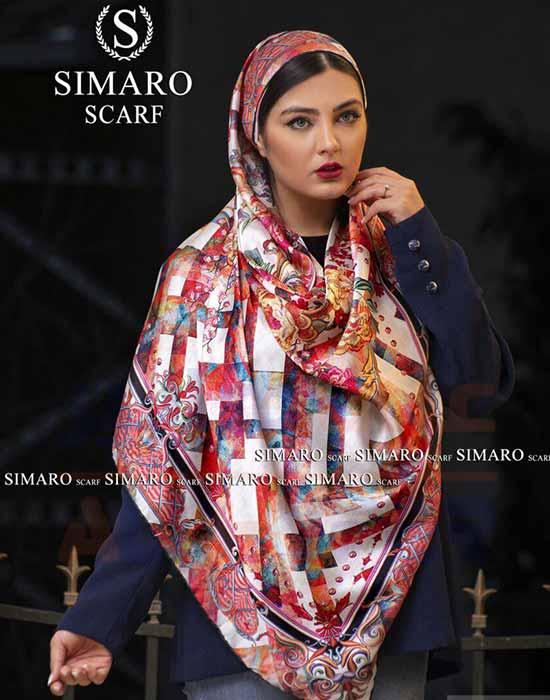Silk scarf (code 727) Simaro