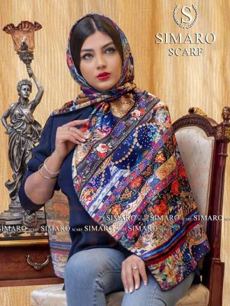 روسری ابریشم (کد۷۱۷) سیمارو